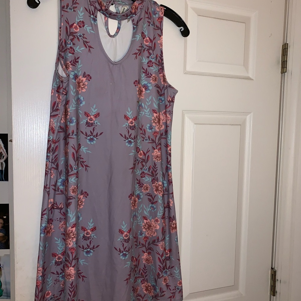 Purple Floral dress